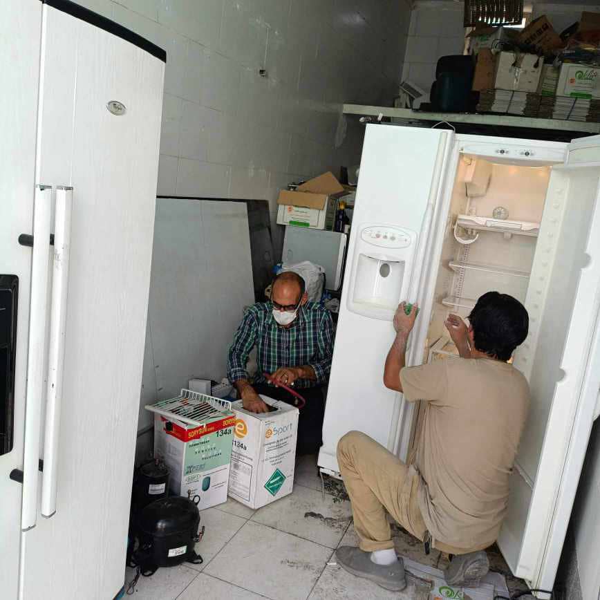 تعمیر یخچال ساید بای ساید جنرال الکتریک در اصفهان توسط تکنسین متخصص